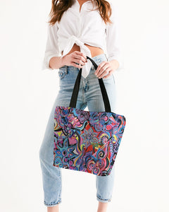 Manifesting  Canvas Zip Tote