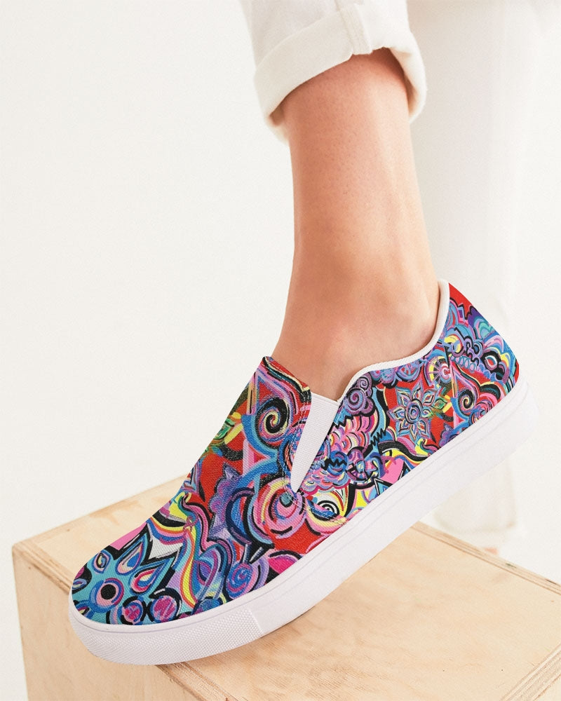 Manifesting  Women's Slip-On Canvas Shoe