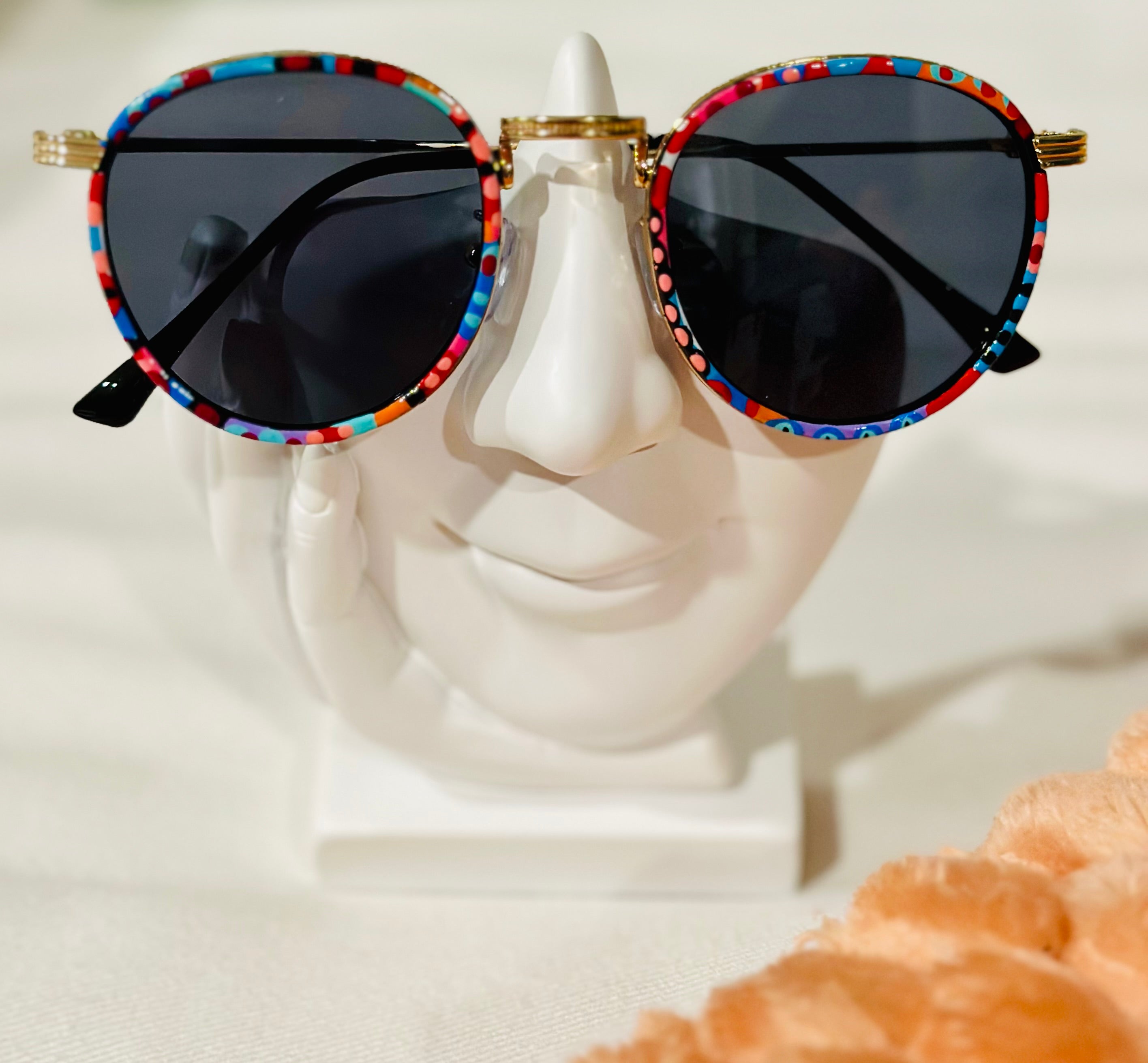 Hand Painted Aviator Sunglasses
