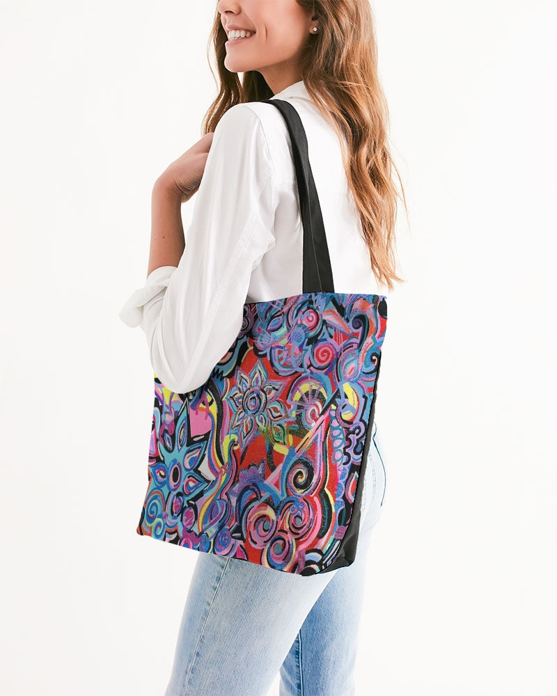 Manifesting  Canvas Zip Tote