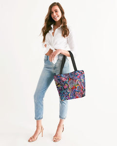 Manifesting  Canvas Zip Tote
