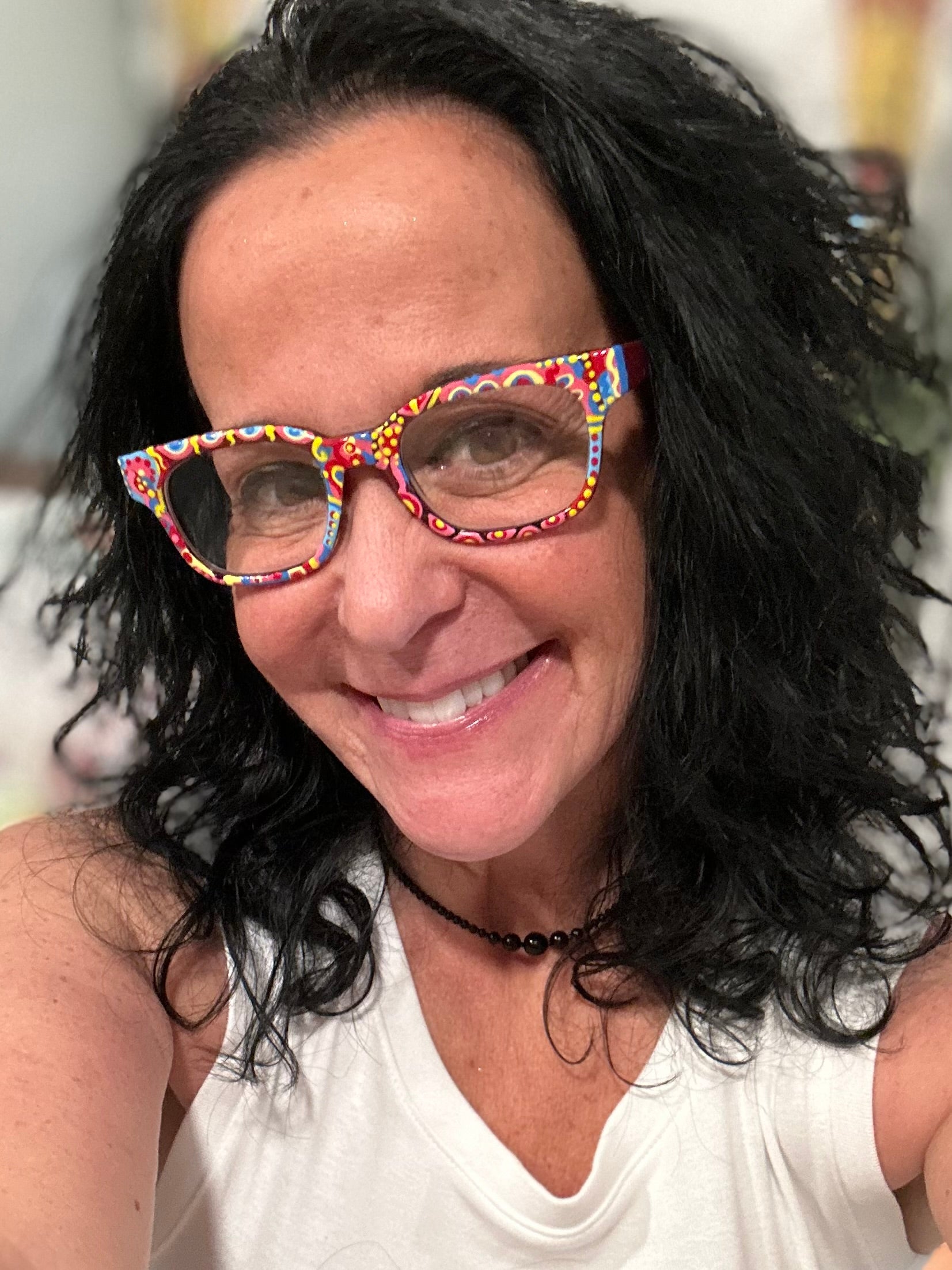 Hand Painted Reading Glasses 1.50 magnification