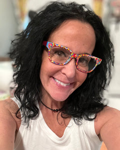 Hand Painted Reading Glasses 1.50 magnification