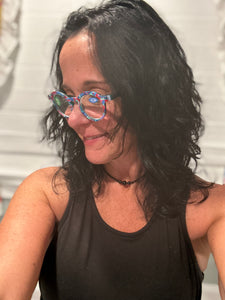 Hand Painted Reading Glasses 2.50 magnification