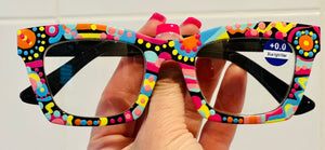 Hand-Painted Blue Light Blocking Glasses