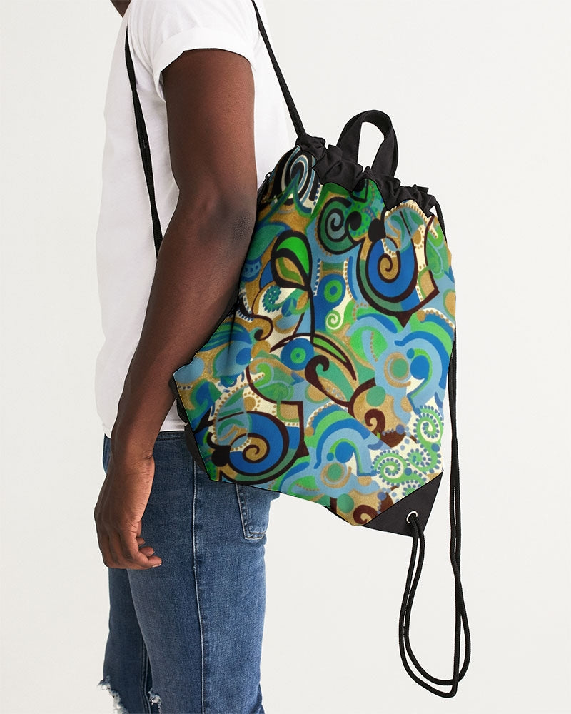 Imperfect Perfection Canvas Drawstring Bag