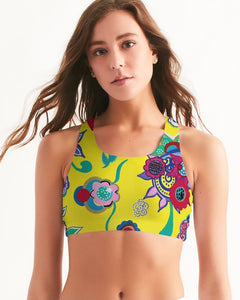 Blooming Beauty Women's Seamless Sports Bra