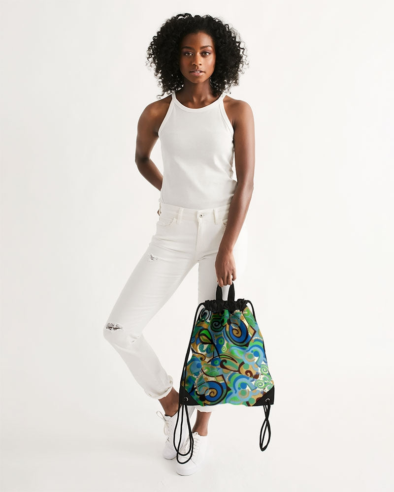 Imperfect Perfection Canvas Drawstring Bag