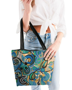 Imperfectly Perfect Canvas Zip Tote