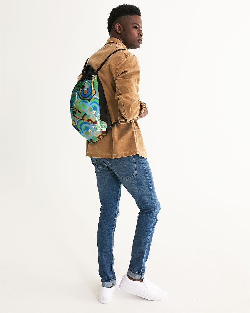 Imperfect Perfection Canvas Drawstring Bag