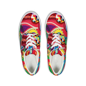 Lace Up Canvas Shoe- SIZE 6