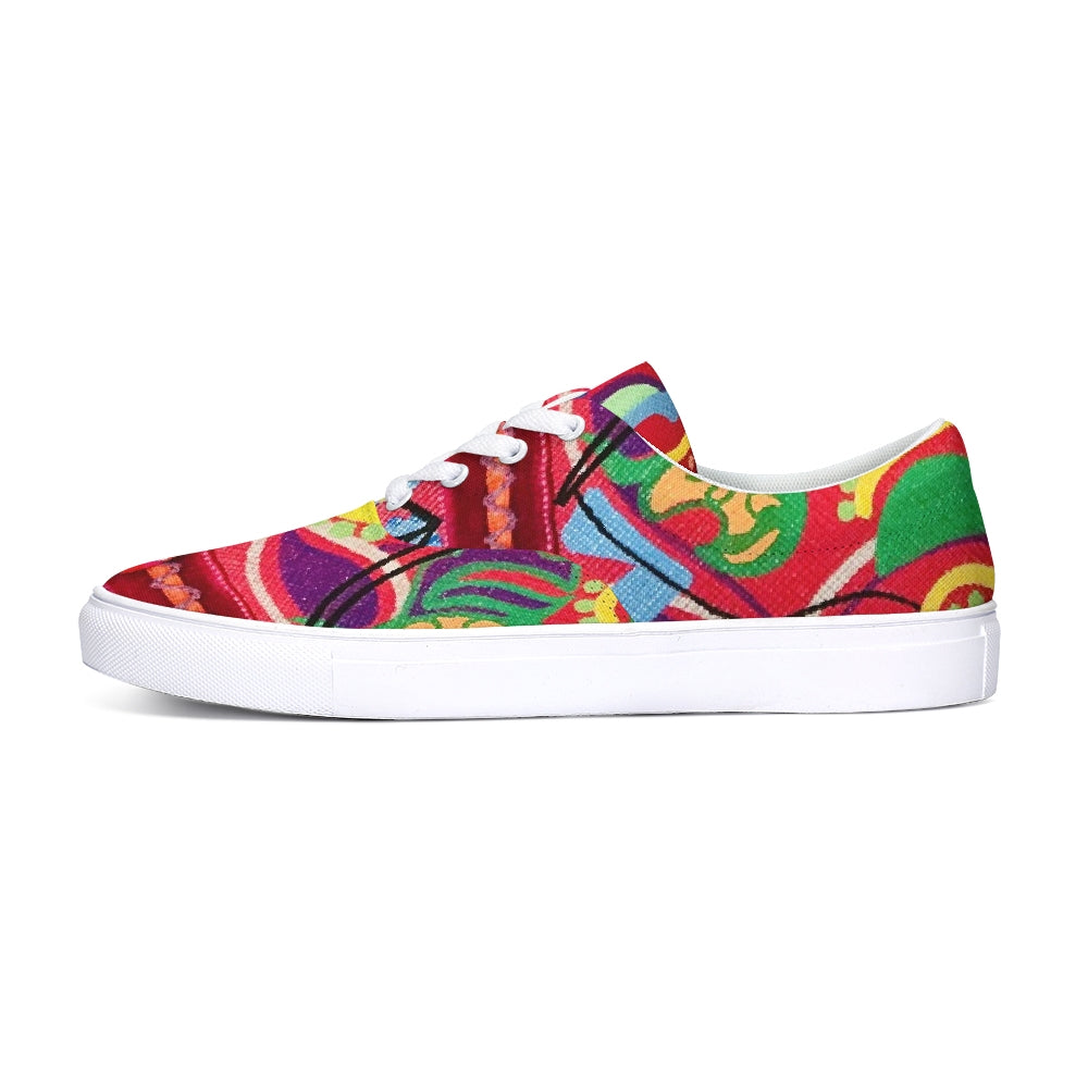 Lace Up Canvas Shoe- SIZE 6